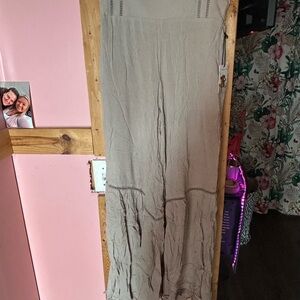 Sincerely Jules Cream pants with Fringe